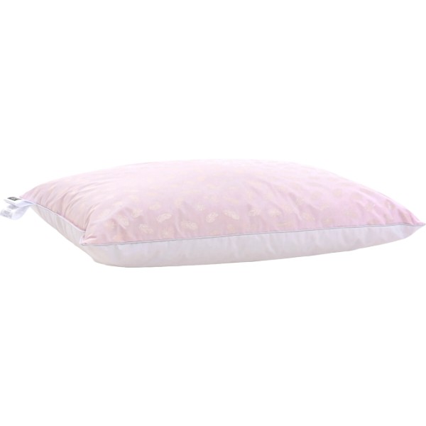 Фото - Подушка стандартная MirSon №1807 Bio-Pink 90% пух средняя 40х60 см (2200003011739)